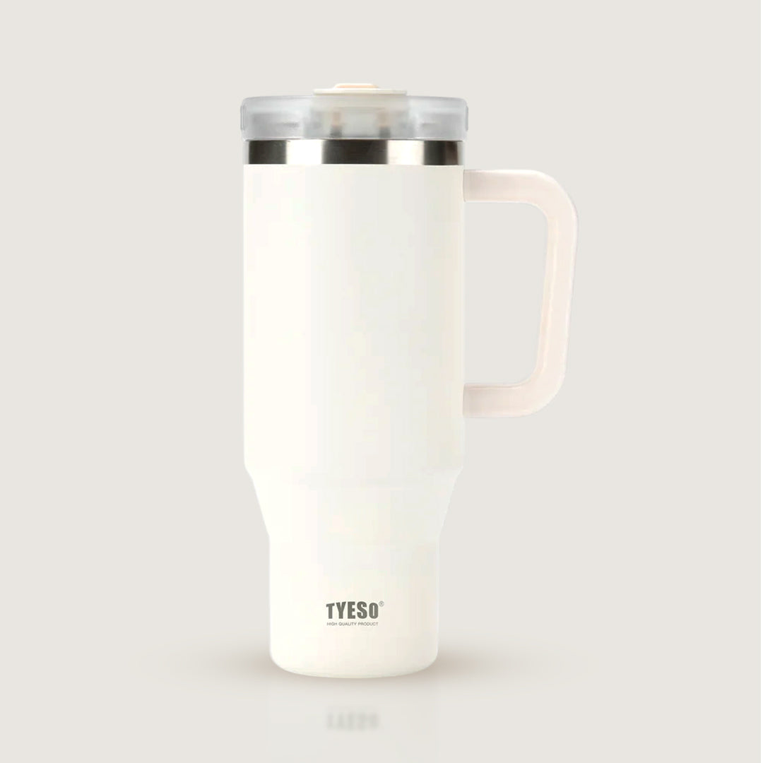 CarCup - White / 900ml / Stainless Steel - Vacuum Insulated Tumbler